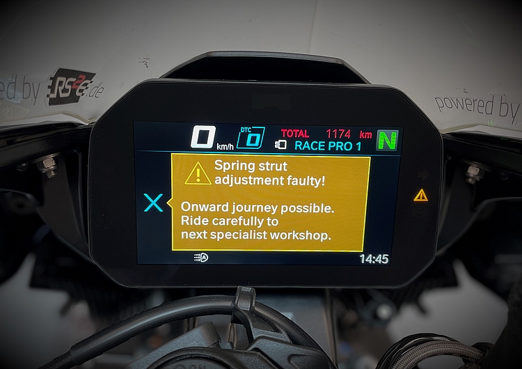 Technology Car Disabling Function RS2E: BMW Motorrad | disabling / adapting / extending of vehicle functions